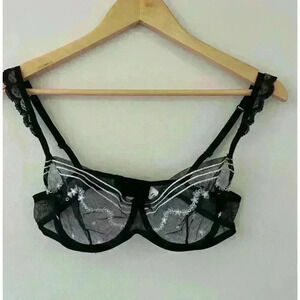 Etam‎ Paris Black Bras Size 36B